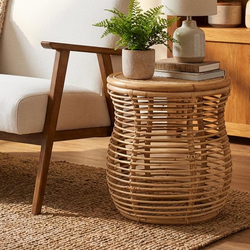 Natural Royal Lamp Table
